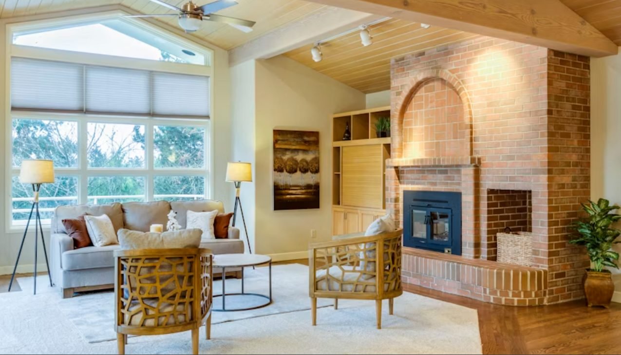 A warm, welcoming living room